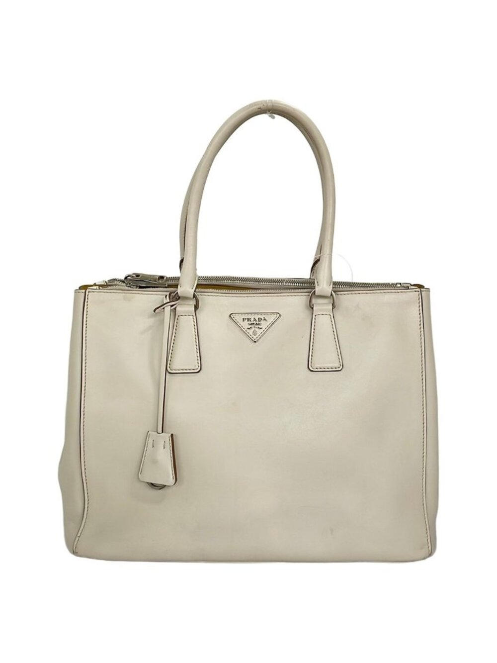 Prada Handbag Ivory Leather